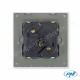 Priza simpla incastrabila WP101 cu rama din sticla, 16A, 4000W, 230V PNI