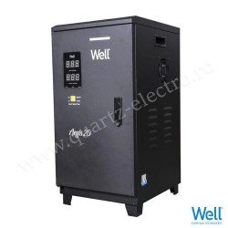 Stabilizator automat de tensiune monofazic Aegis 20KVA/16KW cu servo motor Well Stabilizator automat de tensiune monofazic Aegis 20KVA/16KW cu servo motor Well