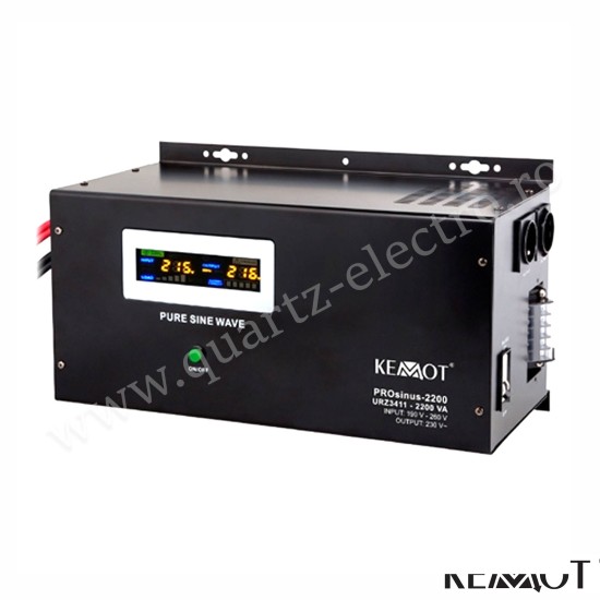 UPS CENTRALE TERMICE SINUS PUR 2200VA/1600W 12V KEMOT URZ3411 UPS CENTRALE TERMICE SINUS PUR 2200VA/1600W 12V KEMOT URZ3411
