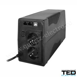 UPS cu 2 prize TED 003942, 900VA, 500 W, LCD TED
