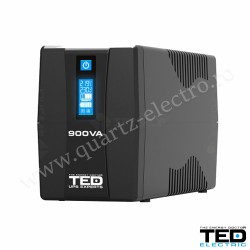 UPS cu 2 prize TED 003942, 900VA, 500 W, LCD TED