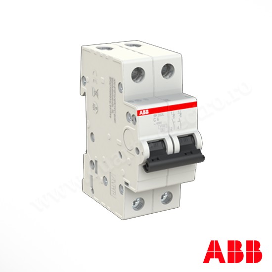 INTRERUPATOR AUTOMAT 2P 6A ABB SH202L C6 INTRERUPATOR AUTOMAT 2P 6A ABB SH202L C6