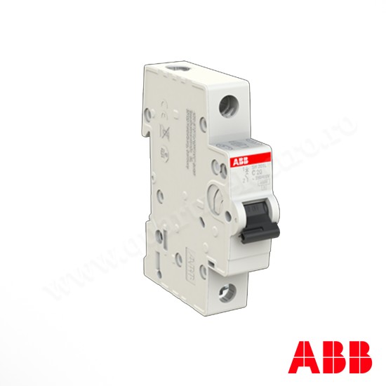 INTRERUPATOR AUTOMAT 1P 20A ABB SH201L C20 INTRERUPATOR AUTOMAT 1P 20A ABB SH201L C20