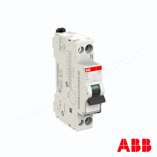 INTRERUPATOR AUTOMAT 1P+N 2A ABB SN201L C2 INTRERUPATOR AUTOMAT 1P+N 2A ABB SN201L C2