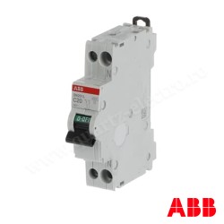 INTRERUPATOR AUTOMAT 1P+N 20A - ABB SN201L C20
