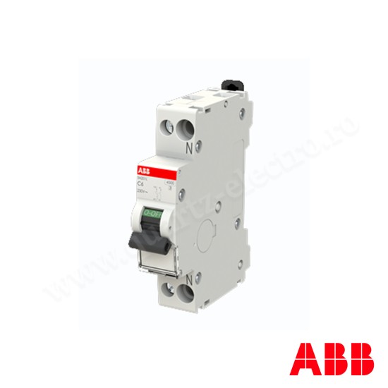 INTRERUPATOR AUTOMAT 1P+N 6A - ABB SN201L C6 INTRERUPATOR AUTOMAT 1P+N 6A - ABB SN201L C6
