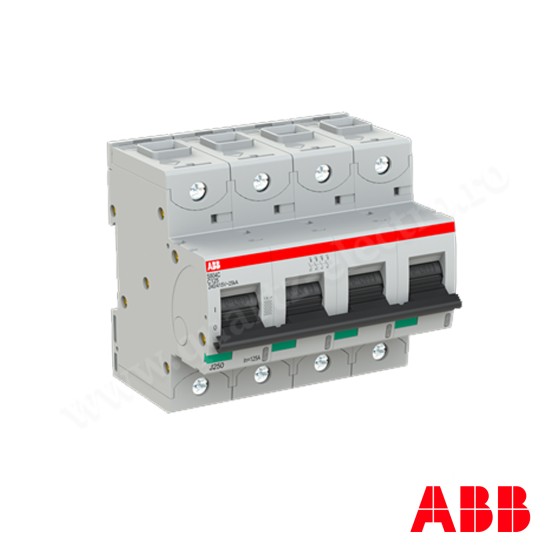 INTRERUPATOR AUTOMAT, MAGNETO-TERMIC 4P 125A ABB S804C-C125 INTRERUPATOR AUTOMAT, MAGNETO-TERMIC 4P 125A ABB S804C-C125