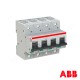 INTRERUPATOR AUTOMAT, MAGNETO-TERMIC 4P 125A ABB S804C-C125 INTRERUPATOR AUTOMAT, MAGNETO-TERMIC 4P 125A ABB S804C-C125