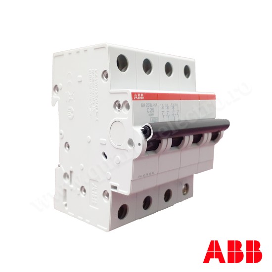 INTRERUPATOR AUTOMAT 3P+N 25A ABB SH203 C25 NA INTRERUPATOR AUTOMAT 3P+N 25A ABB SH203 C25 NA