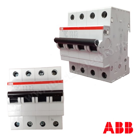 INTRERUPATOR AUTOMAT 3P+N 32A ABB SH203 C32 NA INTRERUPATOR AUTOMAT 3P+N 32A ABB SH203 C32 NA