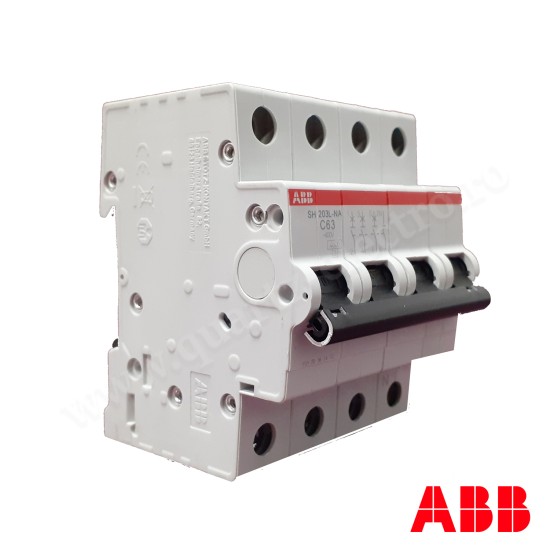 INTRERUPATOR AUTOMAT 3P+N 63A ABB SH203 C63 NA