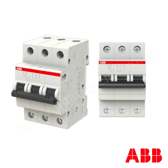 INTRERUPATOR AUTOMAT 3P 10A ABB SH203L C10 INTRERUPATOR AUTOMAT 3P 10A ABB SH203L C10