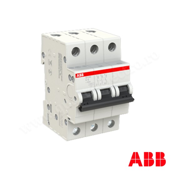 INTRERUPATOR AUTOMAT 3P 6A ABB SH203 C6