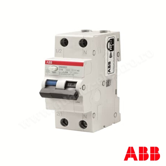 INTRERUPATOR AUTOMAT CU PROTECTIE DIFERENTIALA 16A - ABB DSH201 C16-30mA/ AC