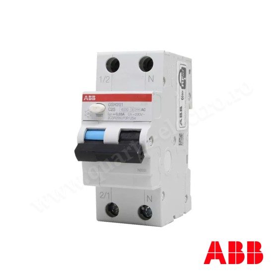 INTRERUPATOR AUTOMAT CU PROTECTIE DIFERENTIALA 25A - ABB DSH201 C25-30mA/ AC INTRERUPATOR AUTOMAT CU PROTECTIE DIFERENTIALA 25A - ABB DSH201 C25-30mA/ AC