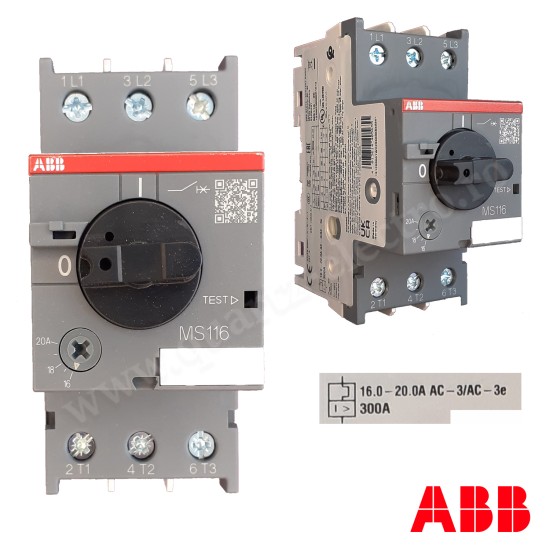 INTRERUPATOR AUTOMAT DE PROTECTIE MOTOR ABB MS116 (16-20)