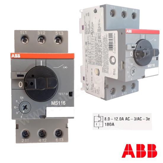 INTRERUPATOR AUTOMAT DE PROTECTIE MOTOR ABB MS116(8-12)