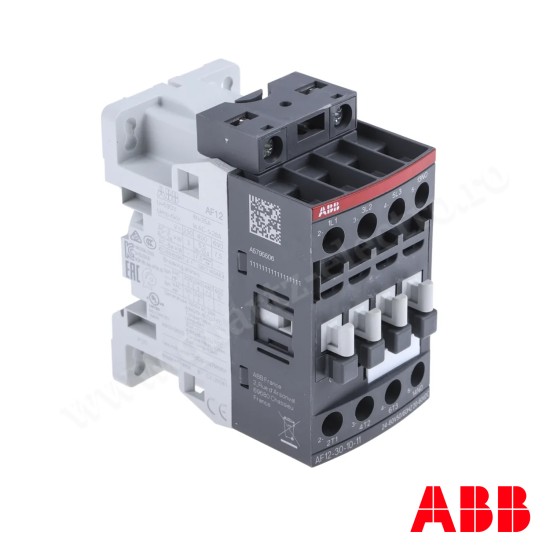 CONTACTOR ABB AF12-30-10-11 3 POLI 20-60VAC/DC 12A CONTACTOR ABB AF12-30-10-11 3 POLI 20-60VAC/DC 12A
