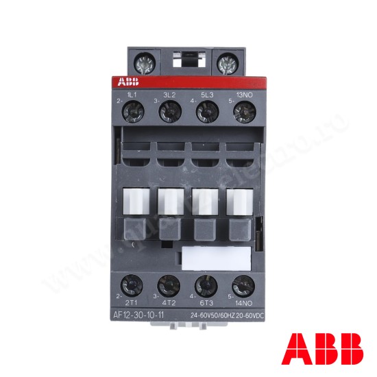 CONTACTOR ABB AF12-30-10-11 3 POLI 20-60VAC/DC 12A CONTACTOR ABB AF12-30-10-11 3 POLI 20-60VAC/DC 12A