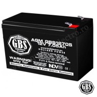 ACUMULATOR CU PLUMB 12V 7.05Ah F1, AGM VRLA, GBS