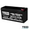 ACUMULATOR CU PLUMB 12V 1.4Ah F1, AGM VRLA, TED