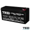 ACUMULATOR CU PLUMB AGM 12V 7Ah F2 127S TED