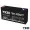 ACUMULATOR CU PLUMB 6V 14.2Ah F2, AGM VRLA, TED