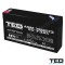 ACUMULATOR CU PLUMB 6V 7.3Ah F1, AGM VRLA, TED