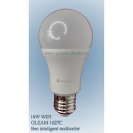 Bec LED Smart WiFi+BT, E27, 10W, RGB, 806lm, Gleam 1027C NGS