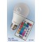 Bec LED A60 E27 9W 230V lumina RGB + lumina naturala  cu telecomanda , WELL