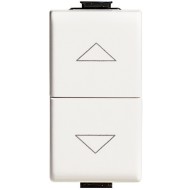 INTRERUPATOR DUBLU AM5052 16A 250V 1 MODUL BTICINO MATIX