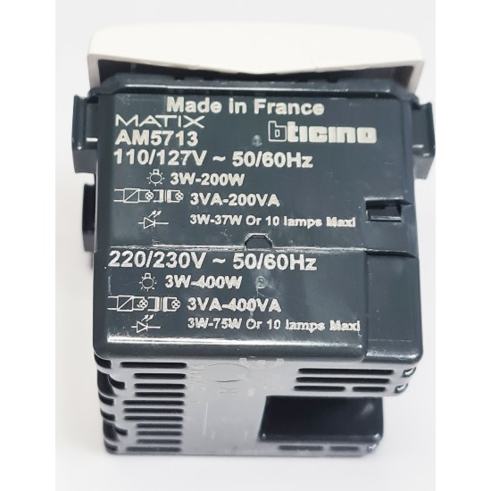 VARIATOR LED UNIVERSAL 2M ALB MATIX BTICINO AM5713 VARIATOR LED UNIVERSAL 2M ALB MATIX BTICINO AM5713
