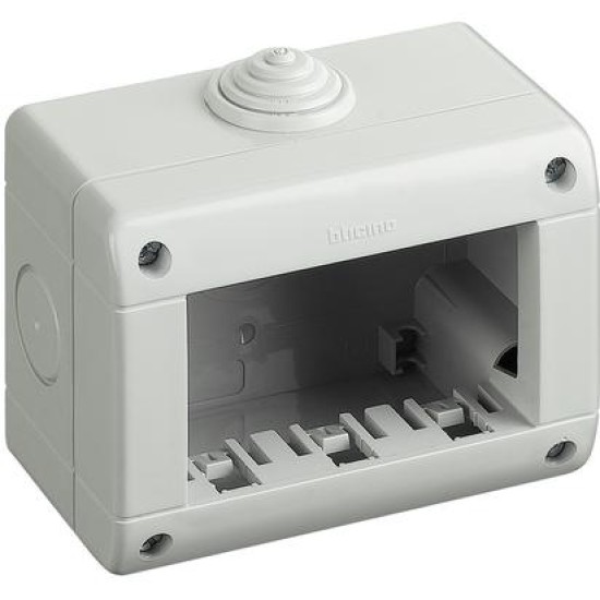 DOZA APARAT PT 3 MODUL IP40 BTICINO MATIX 25403 DOZA APARAT PT 3 MODUL IP40 BTICINO MATIX 25403
