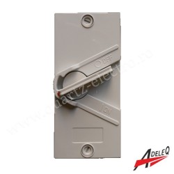 INTRERUPATOR SARCINA ON/OFF 1P 63A IN CUTIE IP56 02-411/63 ADELEQ INTRERUPATOR SARCINA ON/OFF 1P 63A IN CUTIE IP56 02-411/63 ADELEQ