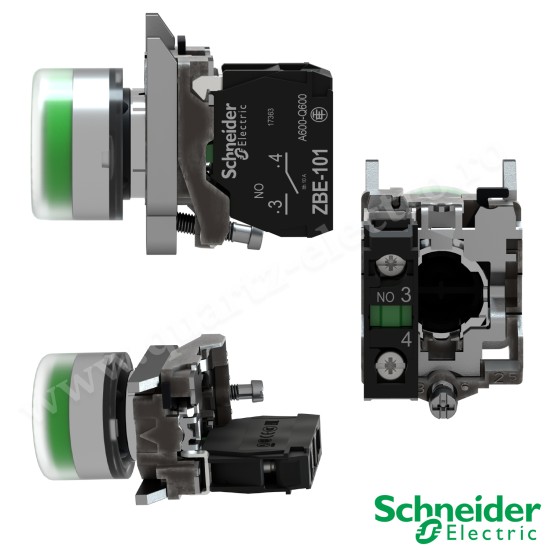 BUTON CU REVENIRE IP66 VERDE XB4BP31 SCHNEIDER