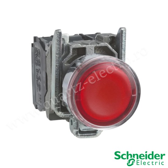 BUTON LUMINOS ROSU, INCASTRAT COMPLET CU REVENIRE CU ARC XB4BW34M5 SCHNEIDER BUTON LUMINOS ROSU, INCASTRAT COMPLET CU REVENIRE CU ARC XB4BW34M5 SCHNEIDER