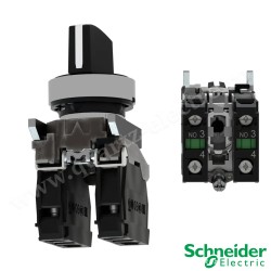 INTRERUPATOR CU RETINERE 1-0-2 XB4BD33 SCHNEIDER INTRERUPATOR CU RETINERE 1-0-2 XB4BD33 SCHNEIDER