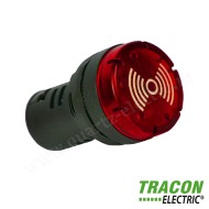 LAMPA AVERTIZARE CU BUZZER 230V NYG3-BFR230 TRACON