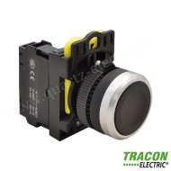 BUTON SIMPLU, NEGRU 1×NO, 5A/230V AC-15, IP65