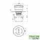 BUTON DE AVARIE, CU ZAVORARE, ROSU 1×NC, 5A/230V AC-15, 40mm, IP65 BUTON DE AVARIE, CU ZAVORARE, ROSU 1×NC, 5A/230V AC-15, 40mm, IP65