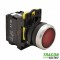 BUTON CU SEMNALIZARE LUMINOASA ROSU 1×NC, 5A/230V AC-15, IP65, LED 230V AC/DC