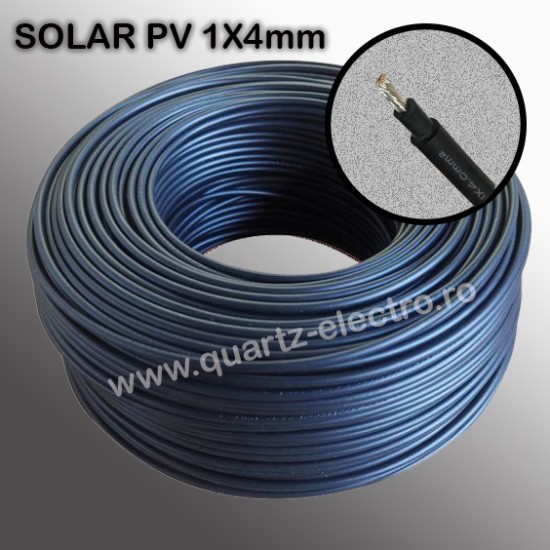 CABLU SOLAR PV 1X4mm NEGRU CABLU SOLAR PV 1X4mm NEGRU