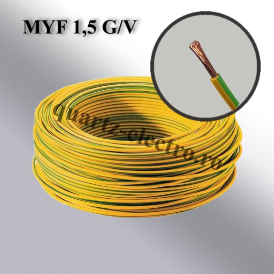 MYF 1.5mm GALBEN-VERDE MYF 1.5mm GALBEN-VERDE