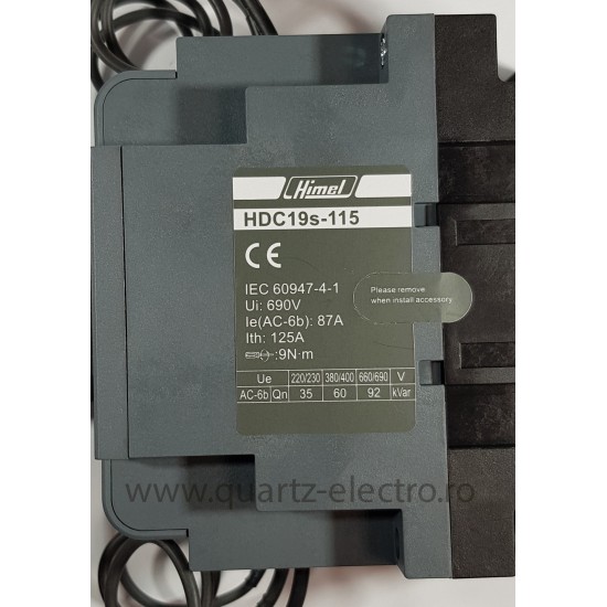CONTACTOR COMPENSARE 60kVAR 115A CONTACTOR COMPENSARE 60kVAR 115A