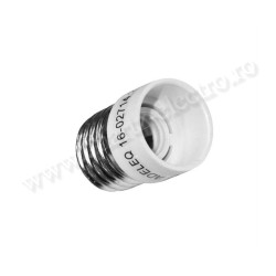 Adaptor dulie E27 - E14 plastic ABS