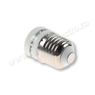 Adaptor dulie E27 - E14 plastic ABS