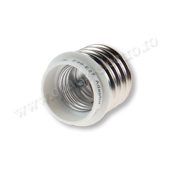 Adaptor dulie E40 - E27 plastic ABS Adaptor dulie E40 - E27 plastic ABS
