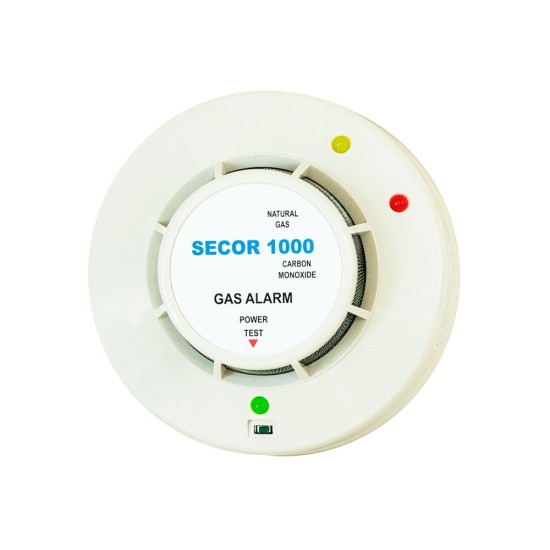 DETECTOR DE GAZ METAN SI MONOXID DE CARBON SECOR 1000/24V DETECTOR DE GAZ METAN SI MONOXID DE CARBON SECOR 1000/24V