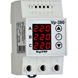 RELEU DE PROTECTIE TENSIUNE TRIFAZAT DIGITOP VP-380V