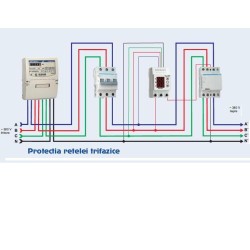 RELEU DE PROTECTIE TENSIUNE TRIFAZAT DIGITOP VP-380V RELEU DE PROTECTIE TENSIUNE TRIFAZAT DIGITOP VP-380V